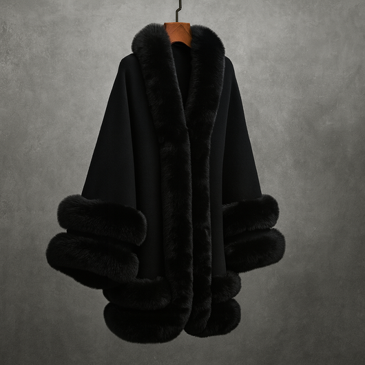 Fur Cape Jacket
